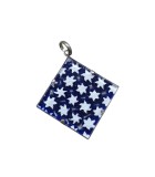 PANDANTIV VINTAGE DIN METAL ȘI STICLA