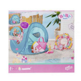 BABY born - Set plaja - cort cu accesorii, Zapf