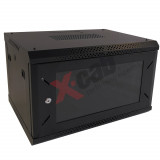 Cabinet metalic de perete 19&quot;, tip rack wallmount, 9U 600x800 mm, Xcab S Negru NewTechnology Media