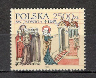 Polonia.1993 750 ani moarte Sf.Hedwig MP.278 foto