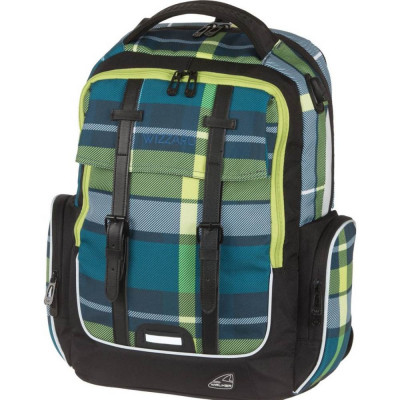 Rucsac Ergonomic Walker Wizzard Academy Carouri Lemon, Multicolor, 32x18x46 cm, Poliester, Rucsac Scoala, Rucsacuri Scoala, Ghiozdane Scoala, Ghiozdan foto