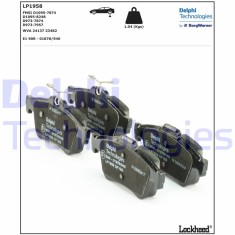 DELPHI LP1958 set placute frana,frana disc