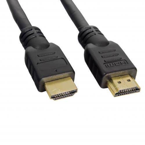 Cablu HDMI cu ethernet tata - tata aurit 20m WELL