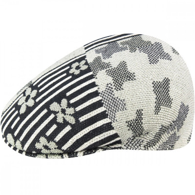 Sapca-Basca Kangol Nature Flip 504 Negru-Gri (Masuri: L) - Cod 973455 foto