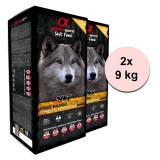 Alpha Spirit Complete Soft Dog Food - Pui Crescuți liberi 2 x 9kg