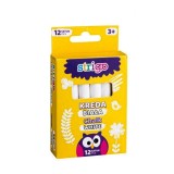 Creta alba subtire pentru asfalt si tabla,12 bucati set