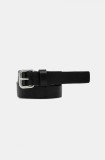 Weekend Max Mara curea de piele femei, culoarea negru, 2515501065600