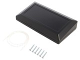 Carcasă desktop ABS neagră 180x100x41,5mm