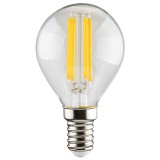 Bec LED filament Hoff mini G45 E14 4.9W 600lm lumina calda 2700 K