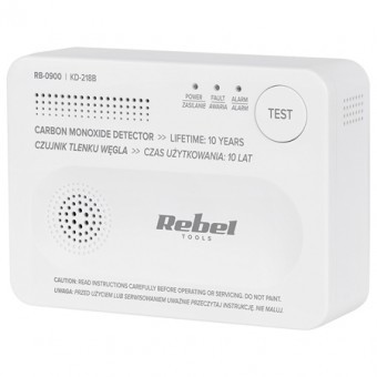 Detector senzor monoxid de carbon rebel