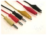 Cabluri de măsurare 60VDC 0.8m negru/roșu/galben