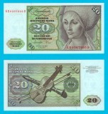 Germania RFG (p#32) 20 Deutsche Mark 1977 UNC &#039;Tucher&#039; serie: GH0367985D
