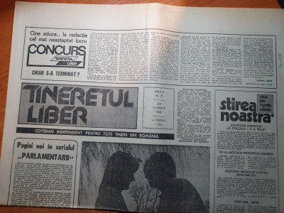 ziarul tineretul liber 15 martie 1990-art&amp;quot;misterele de la boteni&amp;quot; foto