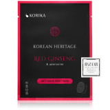 KORIKA Korean Heritage Red Ginseng &amp; Adenosine Anti-aging Sheet Mask mască facială de p&acirc;nză cu efect anti-rid Red Ginseng