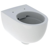 Vas WC suspendat Geberit, Selnova, forma inchisa, rimless, 35,5 x 55 cm, alb