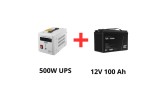 Volt Polska Alimentare ne&icirc;ntreruptibilă pentru pompe de circulație 500W + Green Cell acumulator 100Ah