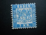 STATE GERMANE ,BADEN NESTAMPILAT