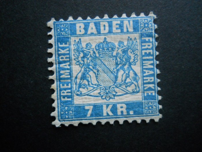 STATE GERMANE ,BADEN NESTAMPILAT