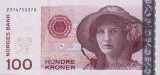 Bancnota Norvegia 100 Kroner 2006 - P49c UNC