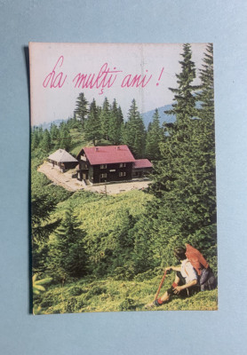 Calendar 1986 Munții Făgăraș-cabana Suru foto