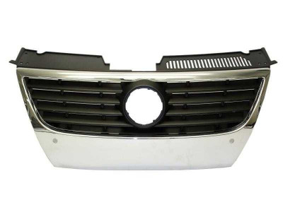 Grila radiator cu gauri pt senzori VW Passat B6 an 2005-2010,este noua foto