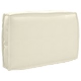 vidaXL Cojoc de Palet pentru Sprijin Crem 60x40x12 cm Fabric Oxford