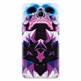 Husa silicon pentru Samsung Grand Prime, Abstract Framed Skull