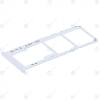 Samsung Galaxy A30s (SM-A307F) Tavă Sim + Tavă MicroSD Prism Crush White GH98-44769D