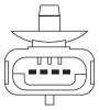BOSCH 0 258 006 046 Sonda Lambda