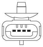 BOSCH 0 258 006 046 Sonda Lambda