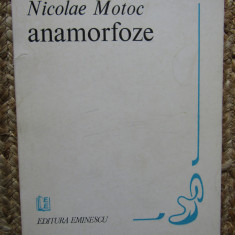 Anamorfoze Nicolae Motoc CU DEDICATIE SI AUTOGRAF