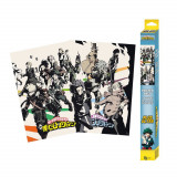 Set 2 Postere Chibi My Hero Academia - Heroes/Villains (52x38)