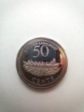 Moneda 50 Cents 2010 UNC Pitcairn Islands