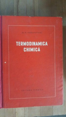 Termodinamica chimica- M.H.Karapetiant