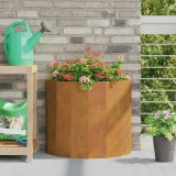 VidaXL Jardinieră Ruginit 60 x 30 x 50 cm Oțel rezistent de intemperii 883723