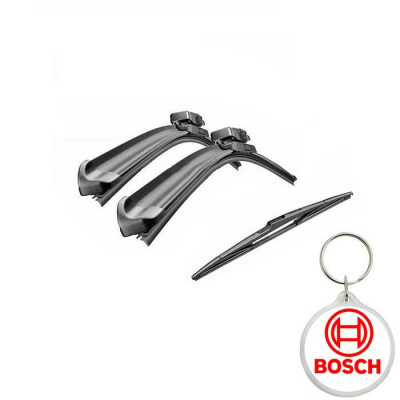 Set 3 stergatoare Aerotwin pentru Audi A6 (4G, C7) Avant (05.11 -) si breloc Bosch foto