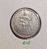 808 Polinezia Franceza French Polynesia 2 Franc without IEOM 1965, KM#3