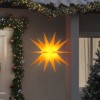 VidaXL Lumini de Crăciun cu LED-uri, 3 buc., galben, 100 cm, pliabil 3190449