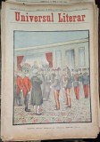 Revista Universul Literar nr.13/1897 pe coperta sosirea Reginei Angliei pe teritoriul francez