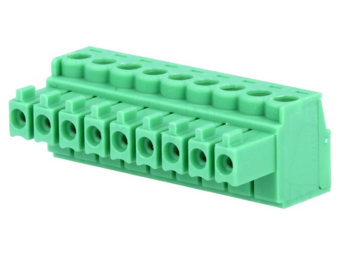 Conector regletă deconectabilă 3,5mm 9 piste