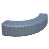 Margine Gonflabila Piscina Rotunda Bestway Lay-Z-Spa, 200x40cm, Gri, Tritech, Fixare Prindere, Compatibila 54123/92143, Petic Reparatie
