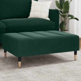 vidaXL Taburet, verde &icirc;nchis, 77x55x31 cm, catifea 4007395