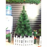 Brad de craciun artificial tip pin, suport de plastic inclus, inaltime 90 cm, clasic, verde, Oem
