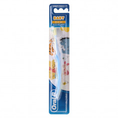 Periuta de Dinti Copii, Oral-B, Disney, Winnie the Pooh, Piglet, 0-2 ani, Extra-Soft, Culoare Albast