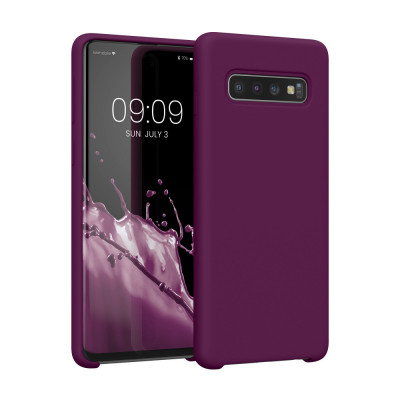 Husa Kwmobile pentru Samsung Galaxy S10, Silicon, Violet, 47732.187 foto