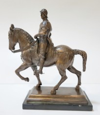 Statueta ecvestra - Condotierul Bartolomeo Colleoni foto