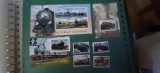 Guyana-Transport,locomotive,trenuri-serie completa si 2 colite ,nestampilate MNH (T3)
