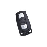 Carcasa Cheie BMW 3 Butoane, Lame Netaiata, Plastic ABS, Compatibila cu Telecomanda Auto. Fara Cip/Baterie/Electronica