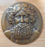 Medalie Franta semnata G. Contaux, 123,3 g, 68 mm, bronz, Europa