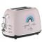 Prajitor de paine Editie Limitata TRISA Good Vibes 7371.8612, 6 nivele de rumenire, Tava firimituri, Roz ProDesign DailyAppliances